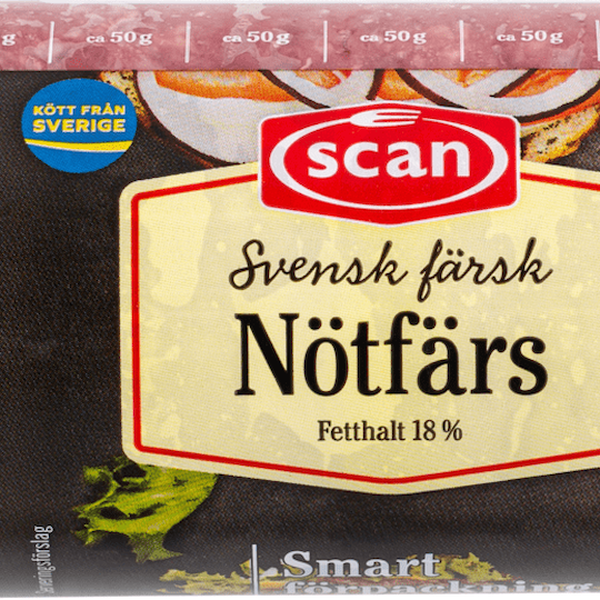 497722 Nötfärs 18% ovan