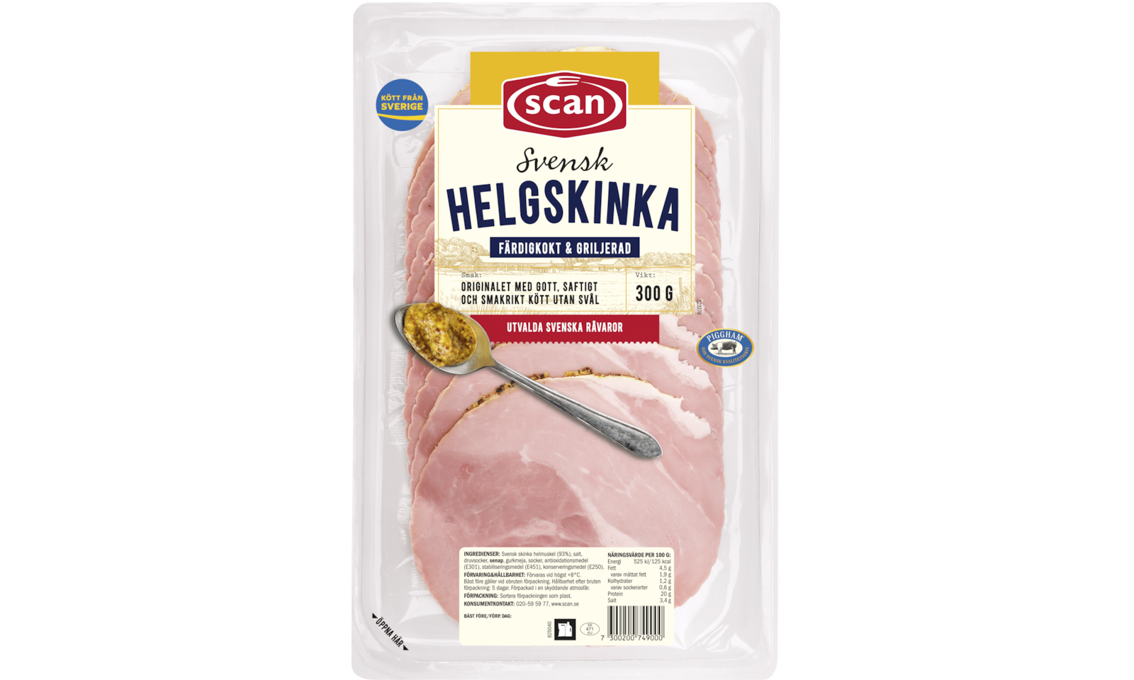 680749 HELGSKINKA KOKT GRILJERAD OVAN