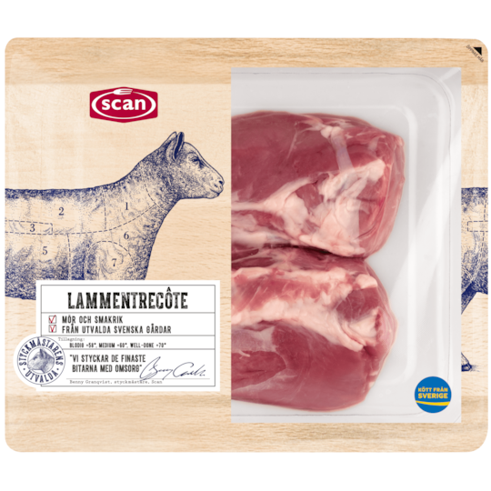 Utvald Lammentrecôte