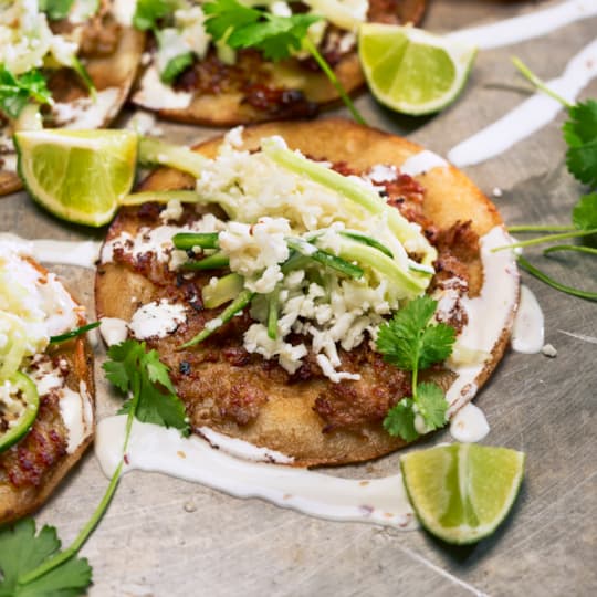 Thai taco smash