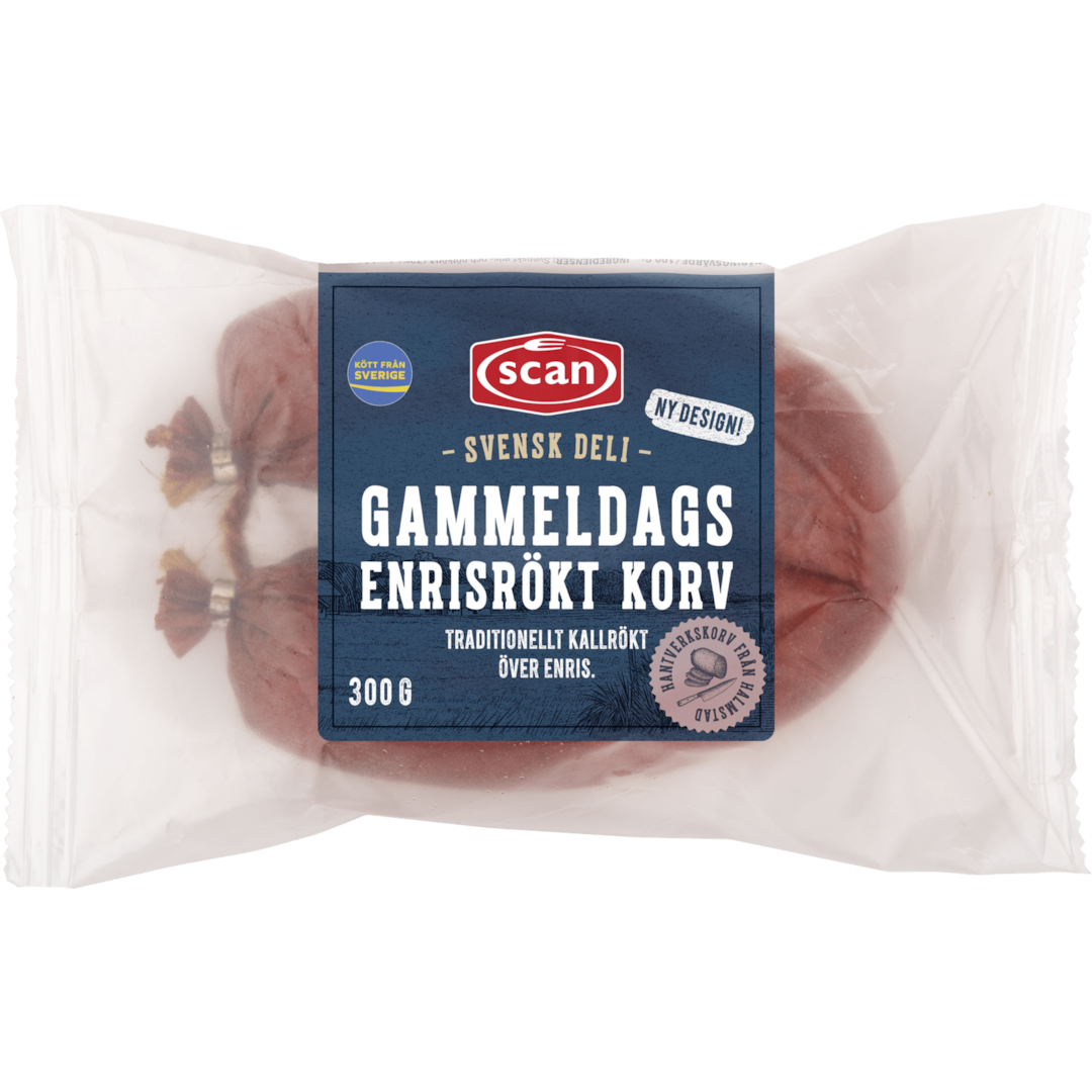 GAMMELDAGS ENRISRÖKT KORV 300G