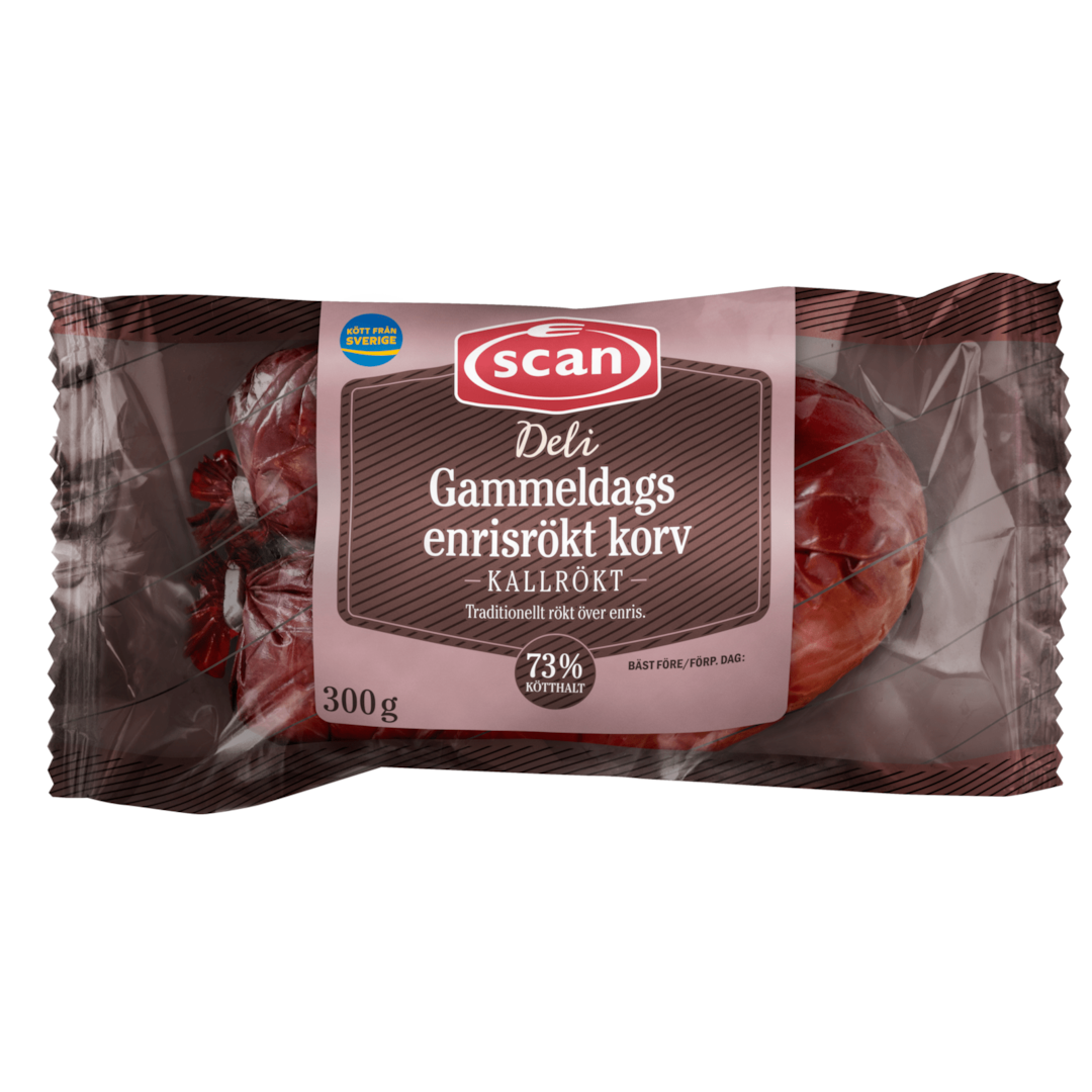 GAMMELDAGS ENRISRÖKT KORV 300G