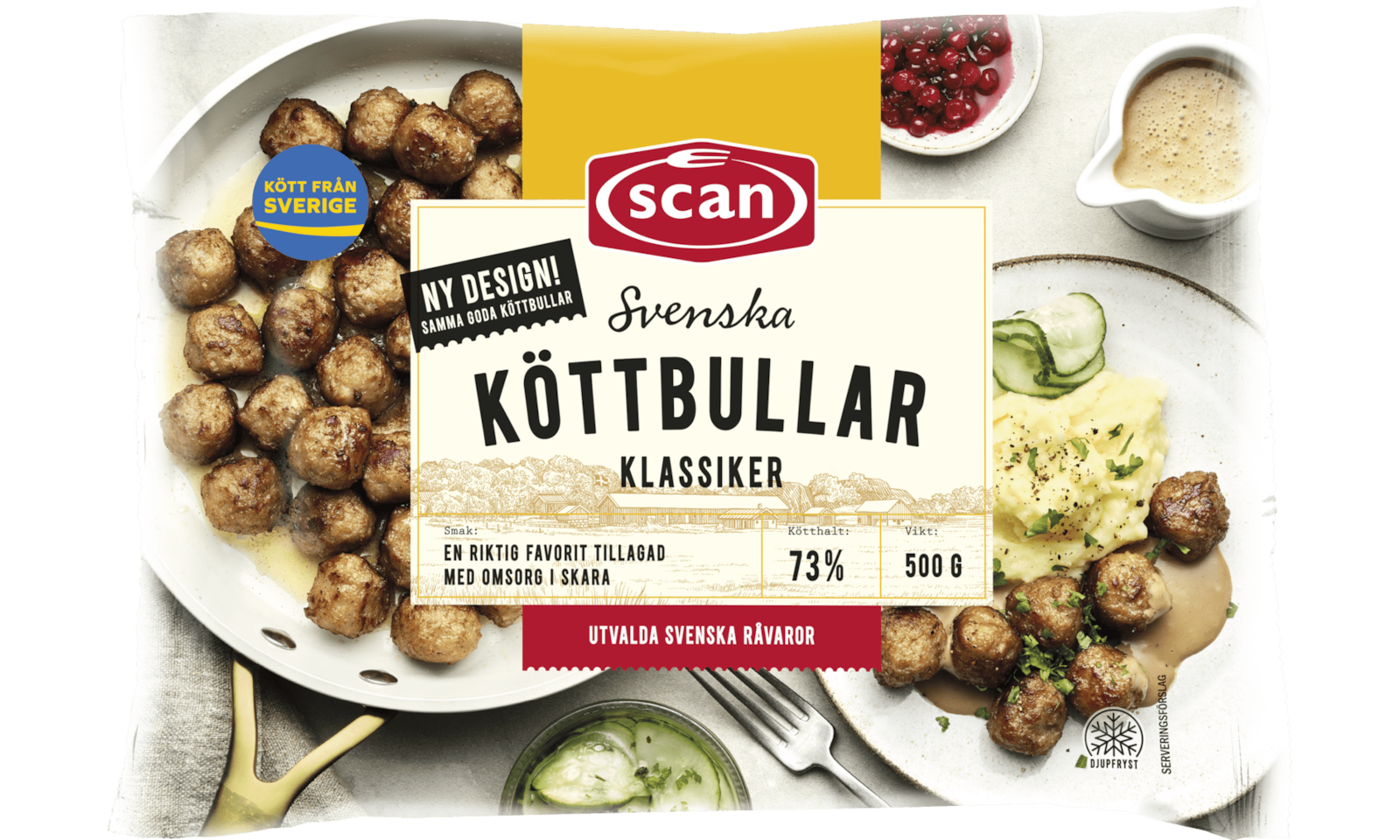 299086 Kottbullar 500g ovan