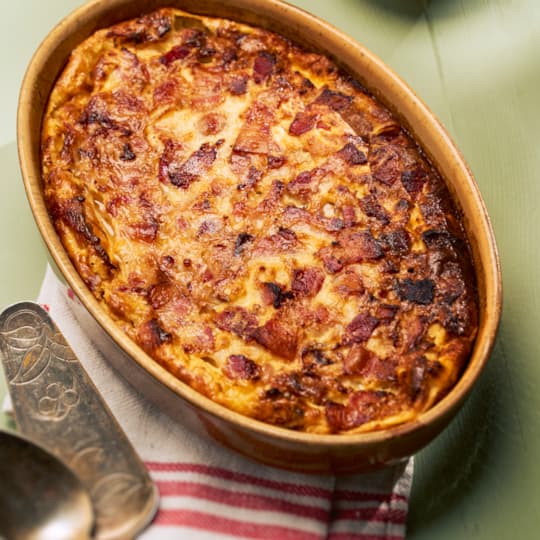 Ugnspannkaka med fläsk