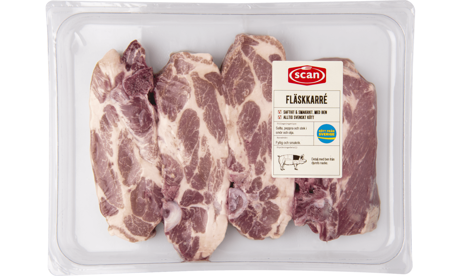 493031 Fläskkarre med ben