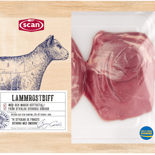491536 Scan Styckmastarens Lamm Lammrostbiff Ovan