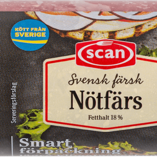 497721 Nötfärs 225g 18% ovan