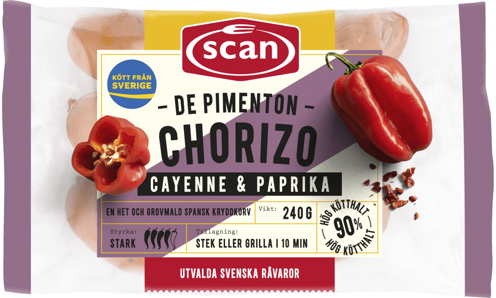600246 Chorizo de pimenton 240g ovan