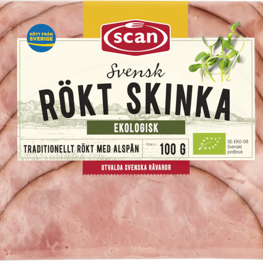 676036 Rökt skinka Ekologisk ovan