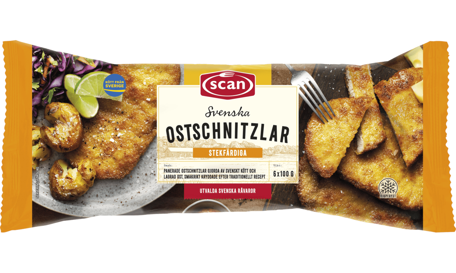 298736 Ostschnitzel panerad 600g ovan