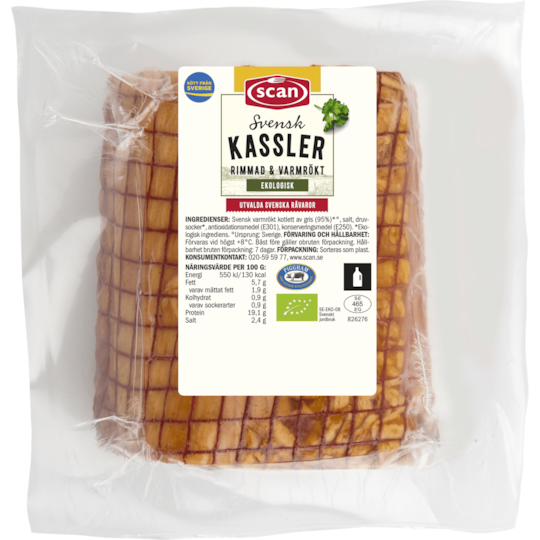 Kassler ekologisk