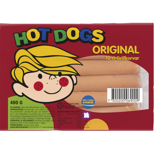 Hot Dogs Grillkorv
