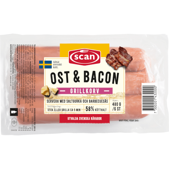 Grillkorv Ost&Bacon