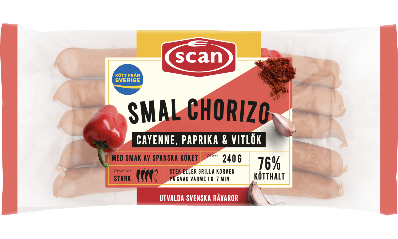 601246 Smal chorizo 240g ovan