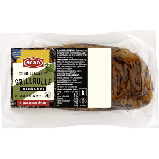 Grillrulle Ramslök och Örter