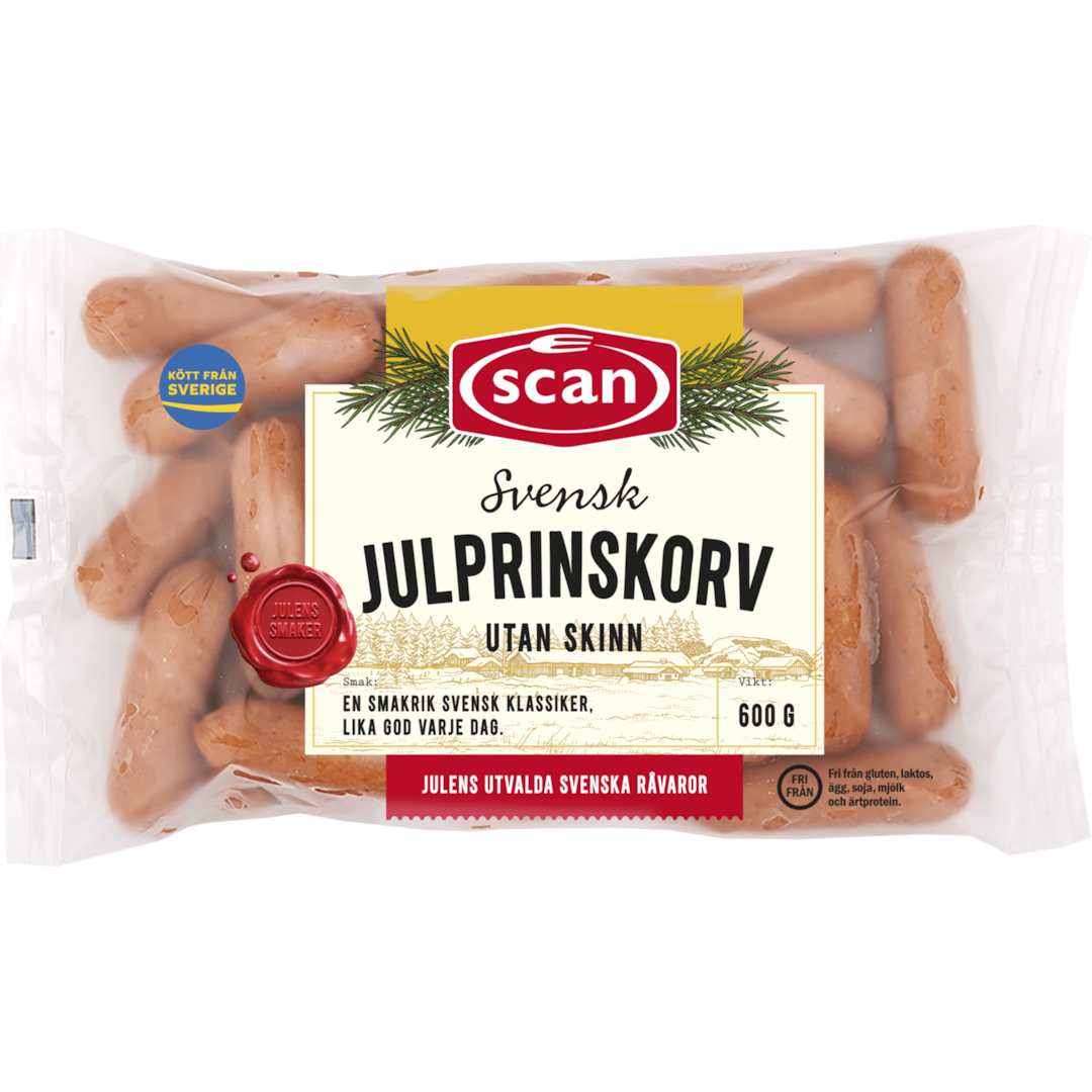 Julprinskorv