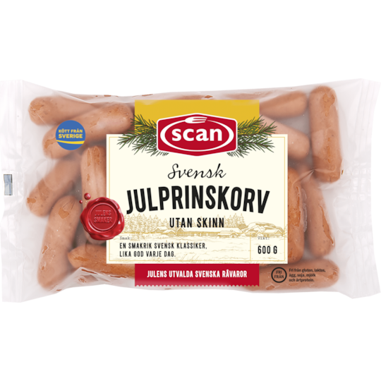 Julprinskorv