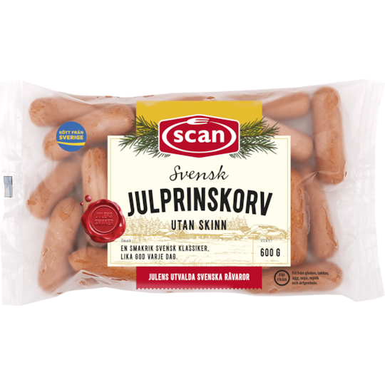 Julprinskorv