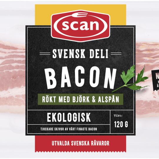 676836 Bacon ekologisk 120g ovan