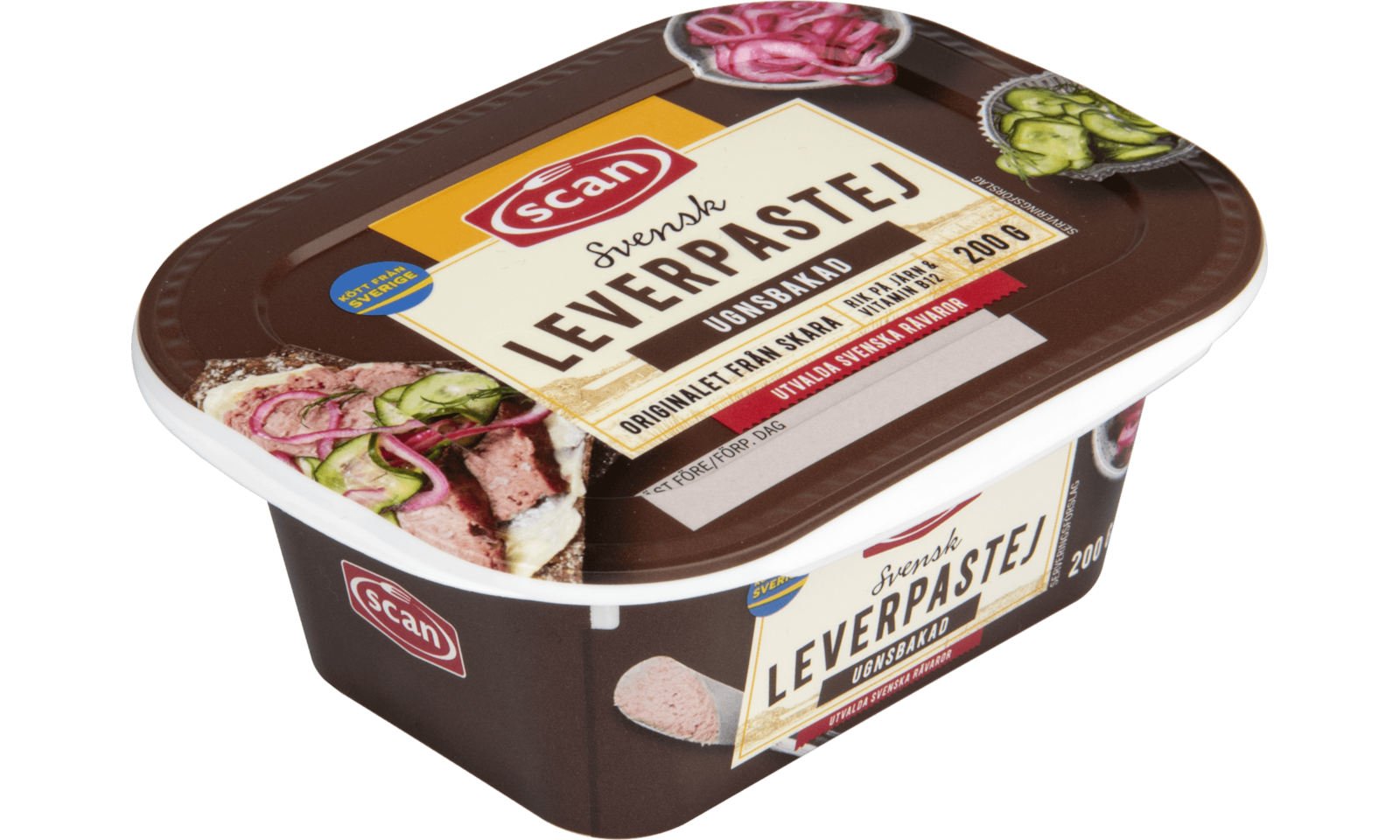 645446 Leverpastej ugnsbakad 200g vinkel