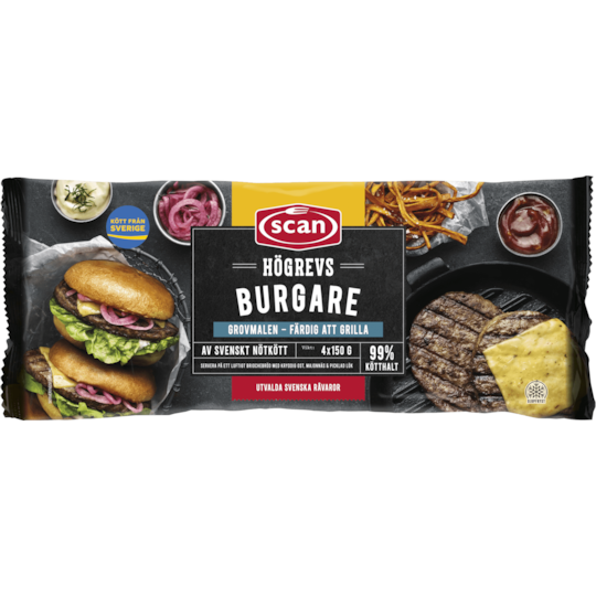 Högrevsburgare 150g