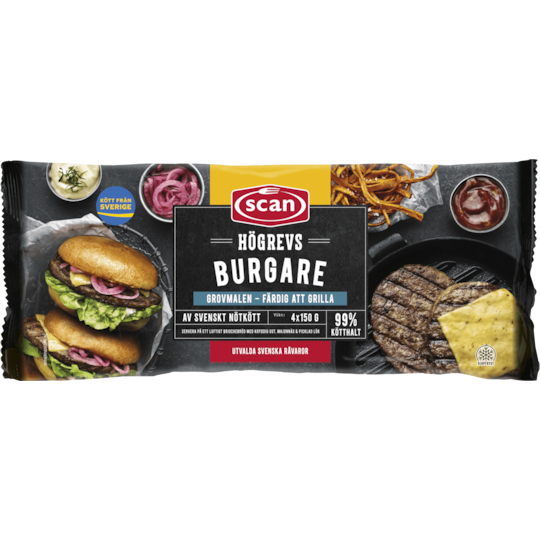 Högrevsburgare 150g