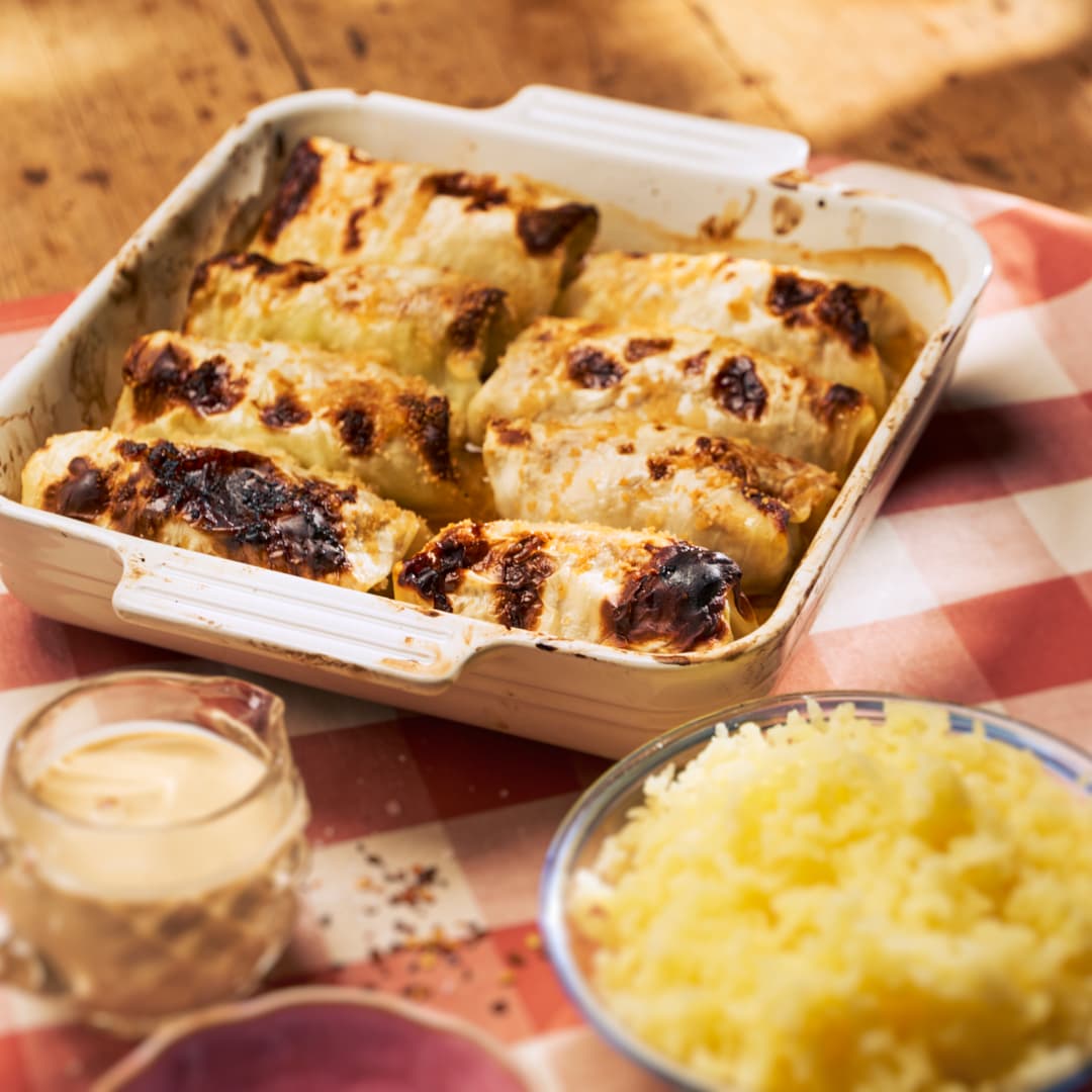 Kåldolmar med pressad potatis