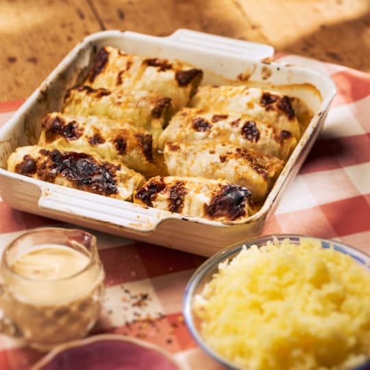 Kåldolmar med pressad potatis