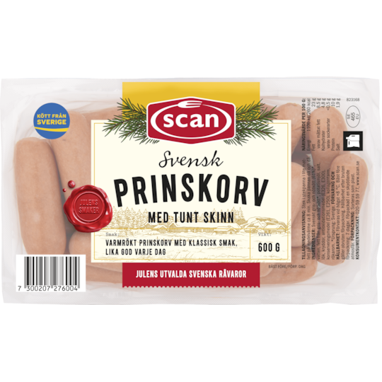 Prinskorv 600g