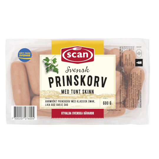 Prinskorv 600g
