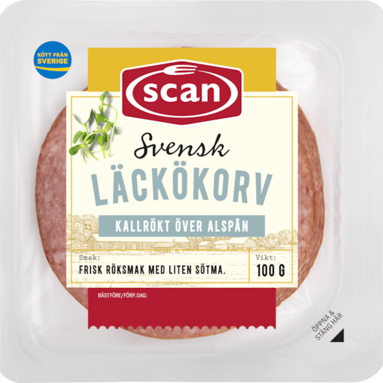 631727 Läckökorv 100g ovan