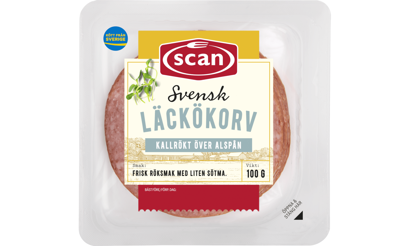 631727 Läckökorv 100g ovan