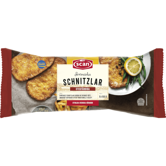 Schnitzel panerad