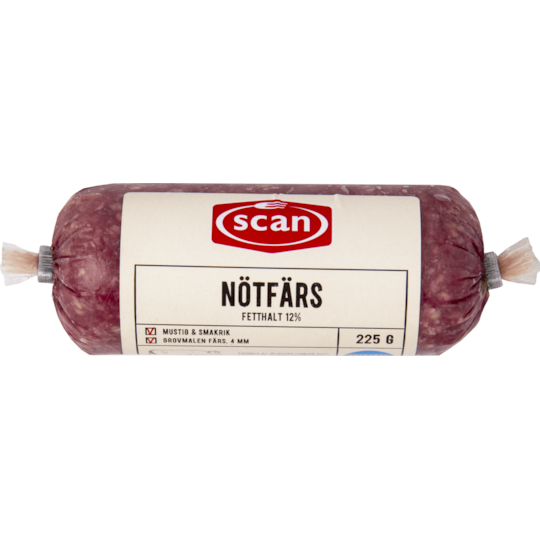 Nötfärs 12% 225 g