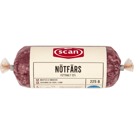 Nötfärs 12% 225 g