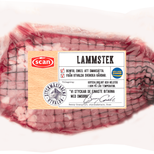 497612 Lammstek nätad SMU ovan