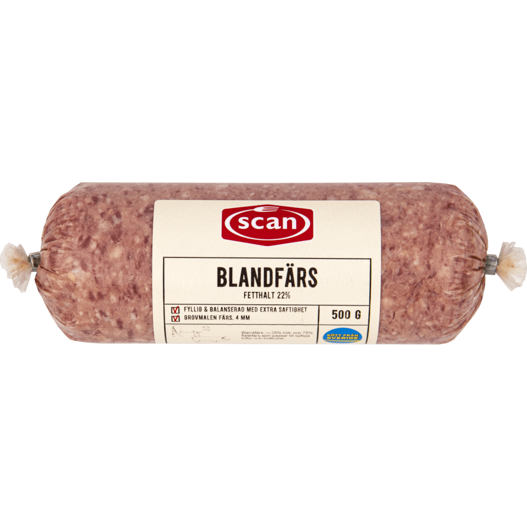 Blandfärs 22% 500 g