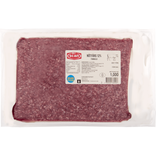 Nötfärs 12%