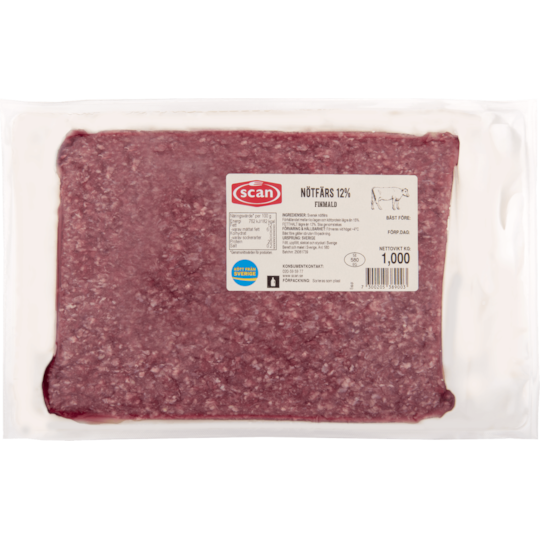 Nötfärs 12%