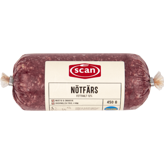 Nötfärs 12% 450 g