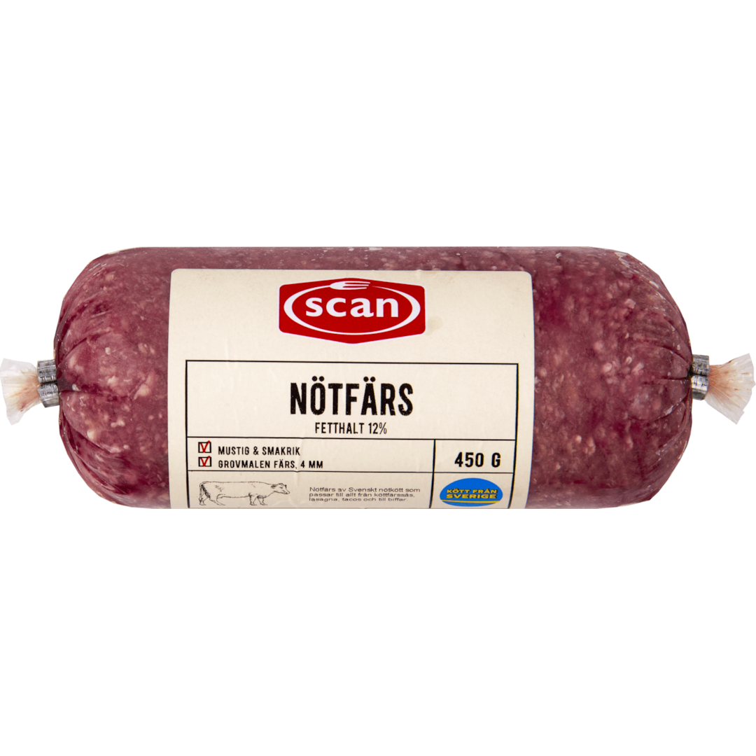 Nötfärs 12% 450 g