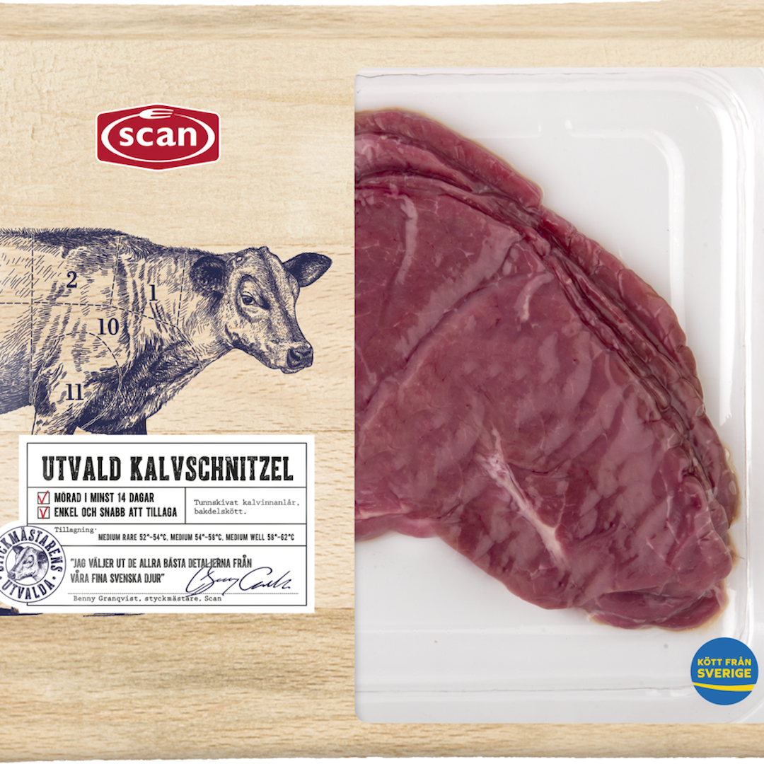 Utvald Kalvschnitzel
