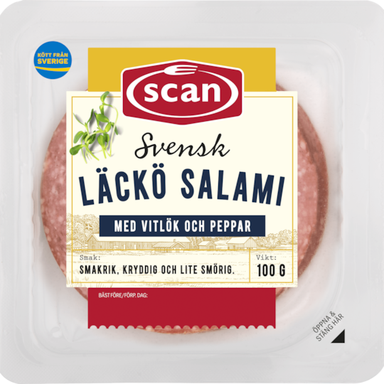 631830 Läckö salami 100g ovan