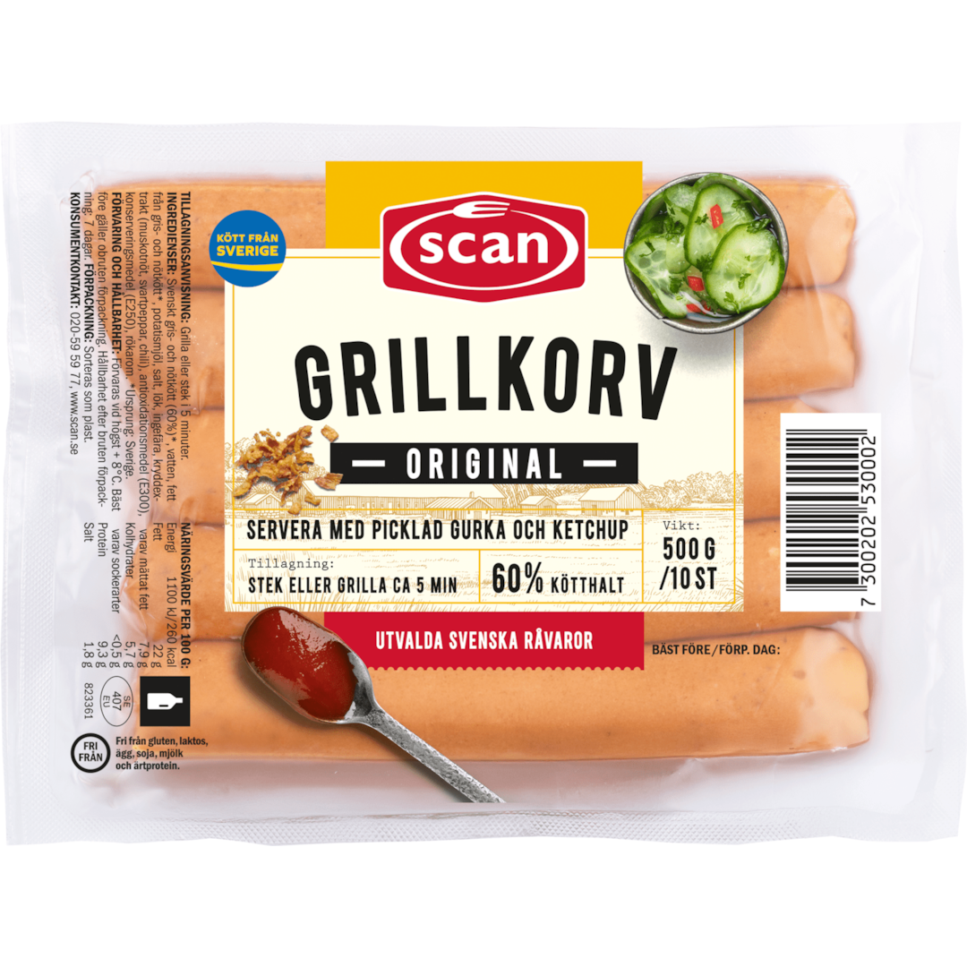 Grillkorv original