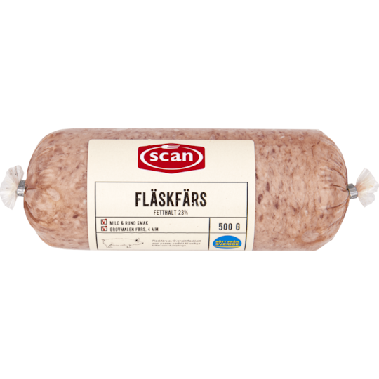 Fläskfärs 23% 500 g