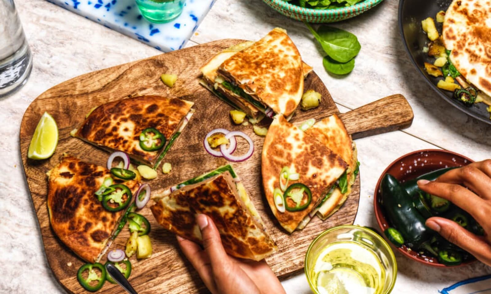 mamma scan quesadilla