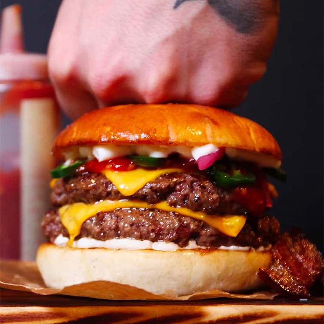 burger hand scan