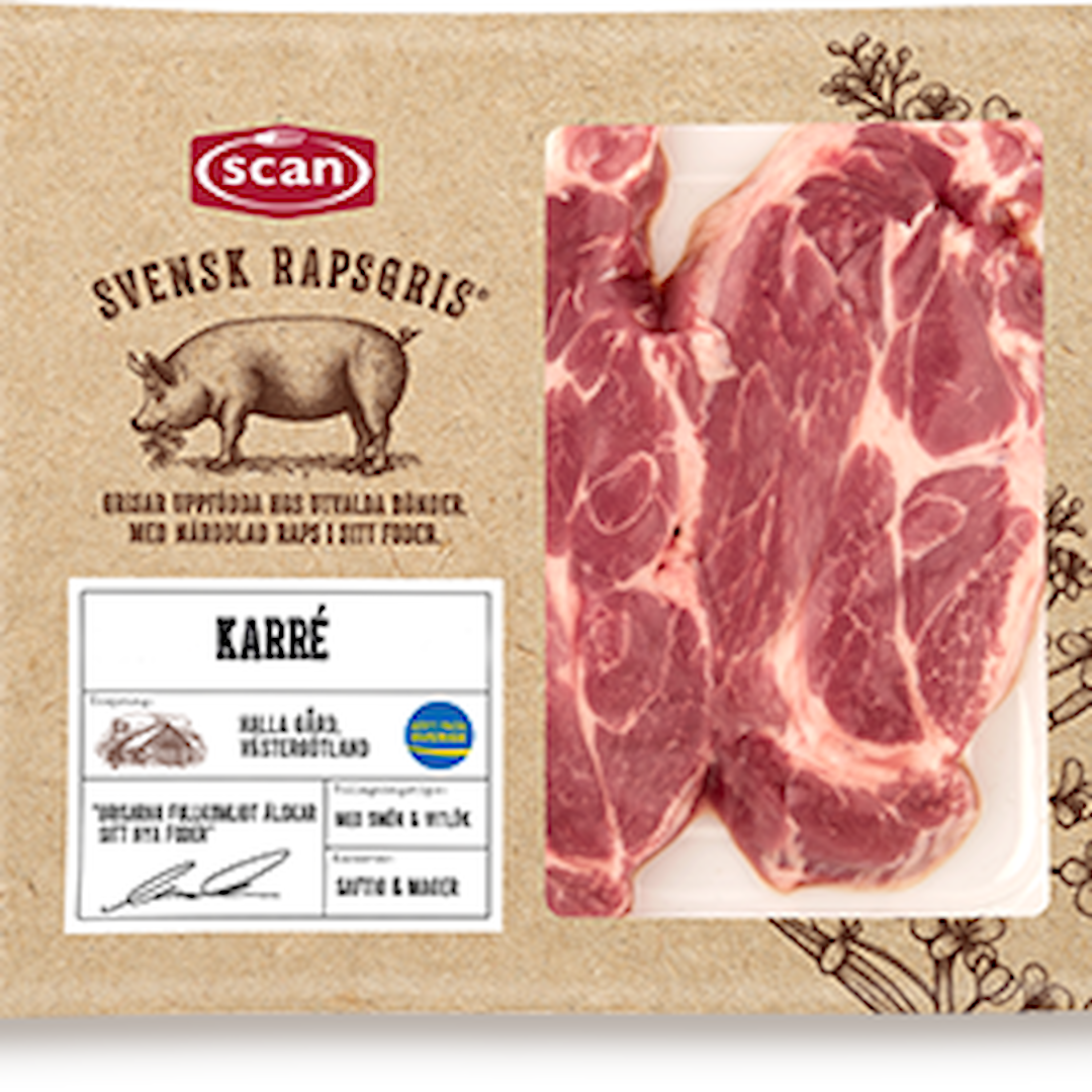 svensk rapsgris karre produktbild Original