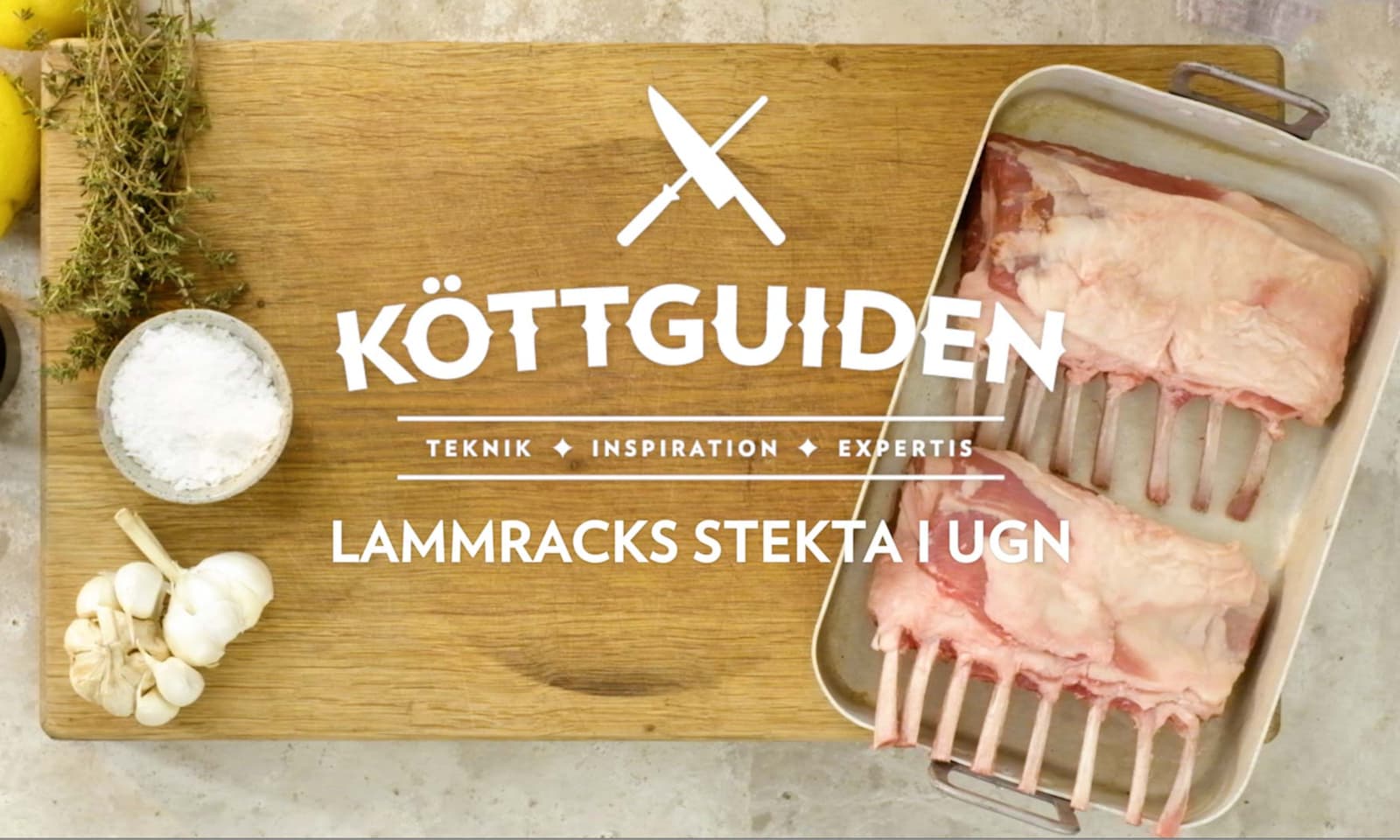 lammracks stekta i ugn