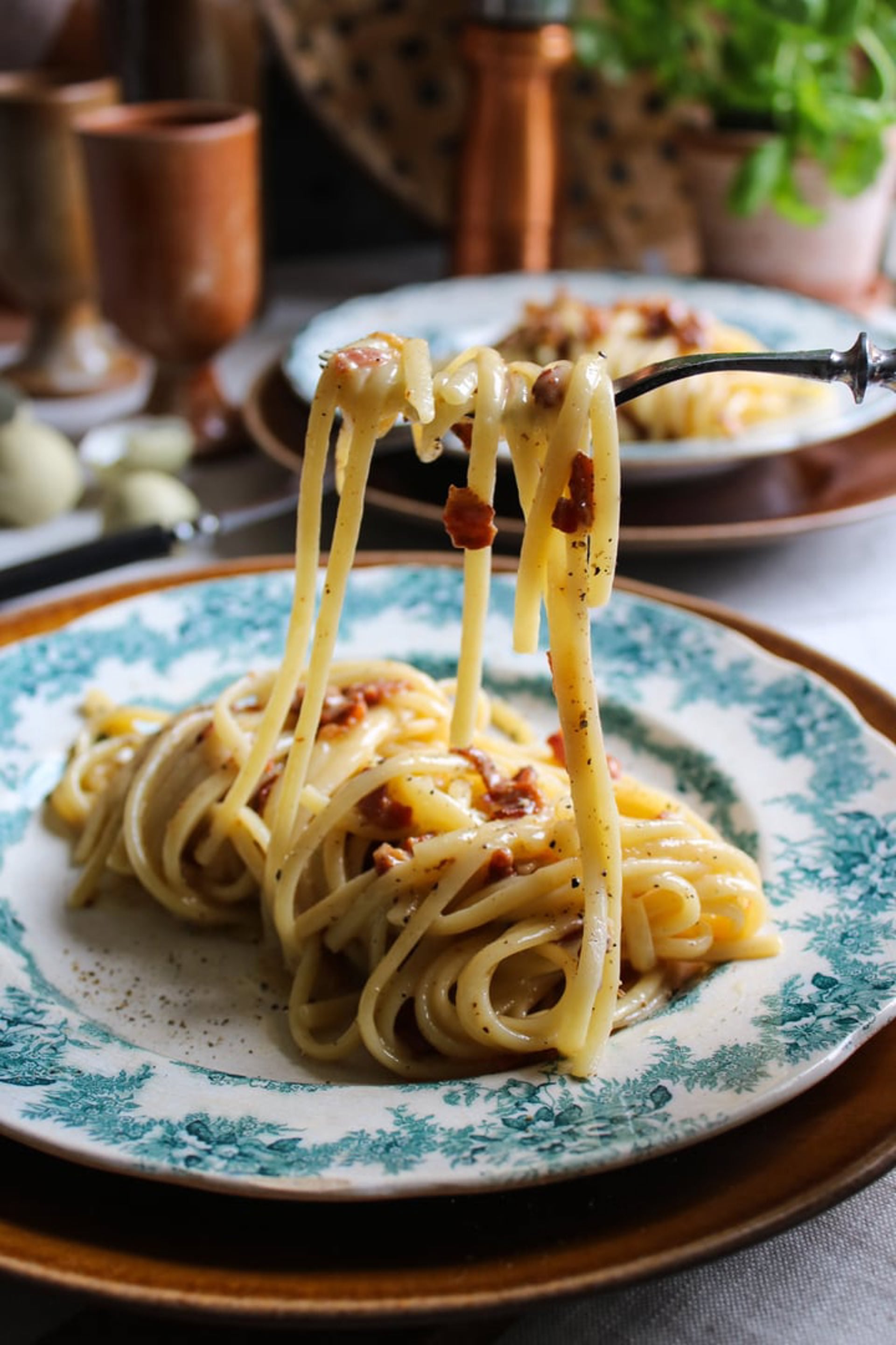 Carbonara med bacon